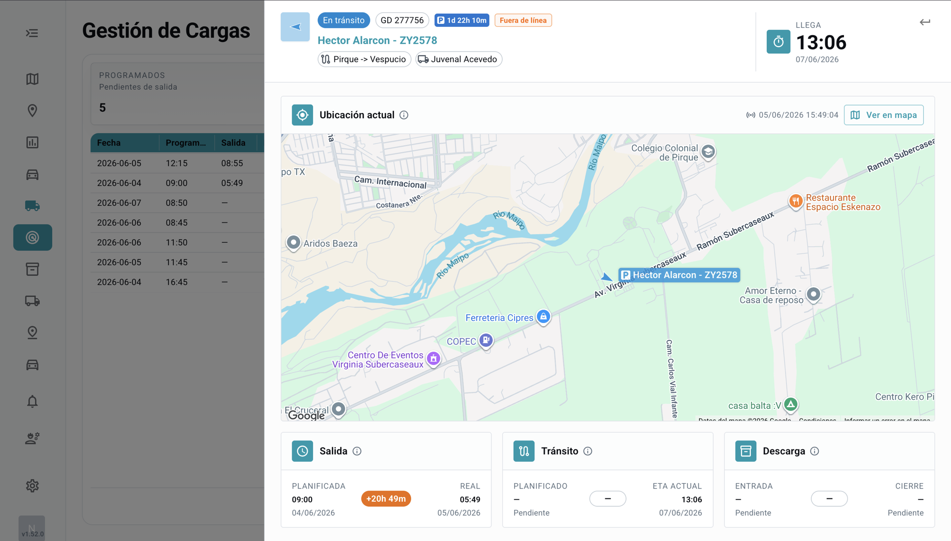 Gestión de Cargas en Atlas